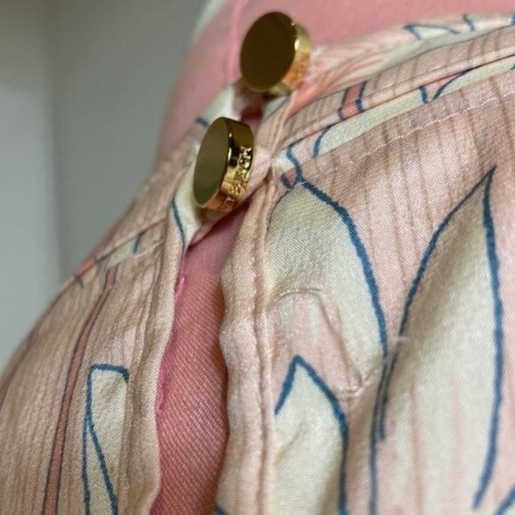 Tory Burch Jena Pink Floral Sleeveless Dress - Picture 6 of 10